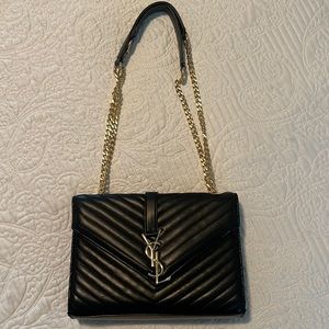Black Quilted Purse